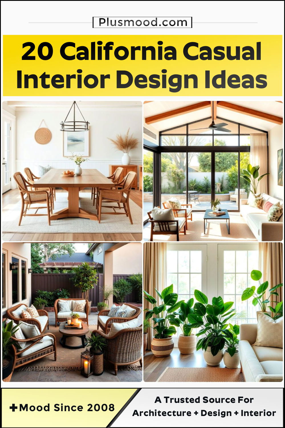 california casual interior design ideas