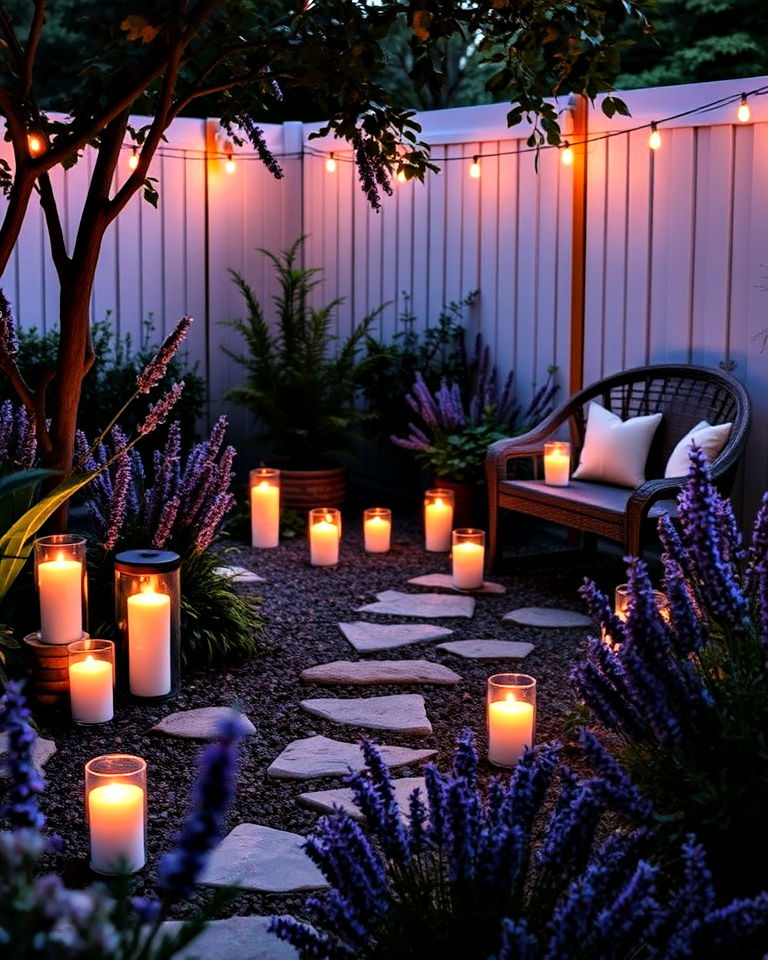 candlelit meditation space - 30 Memorial Garden Ideas