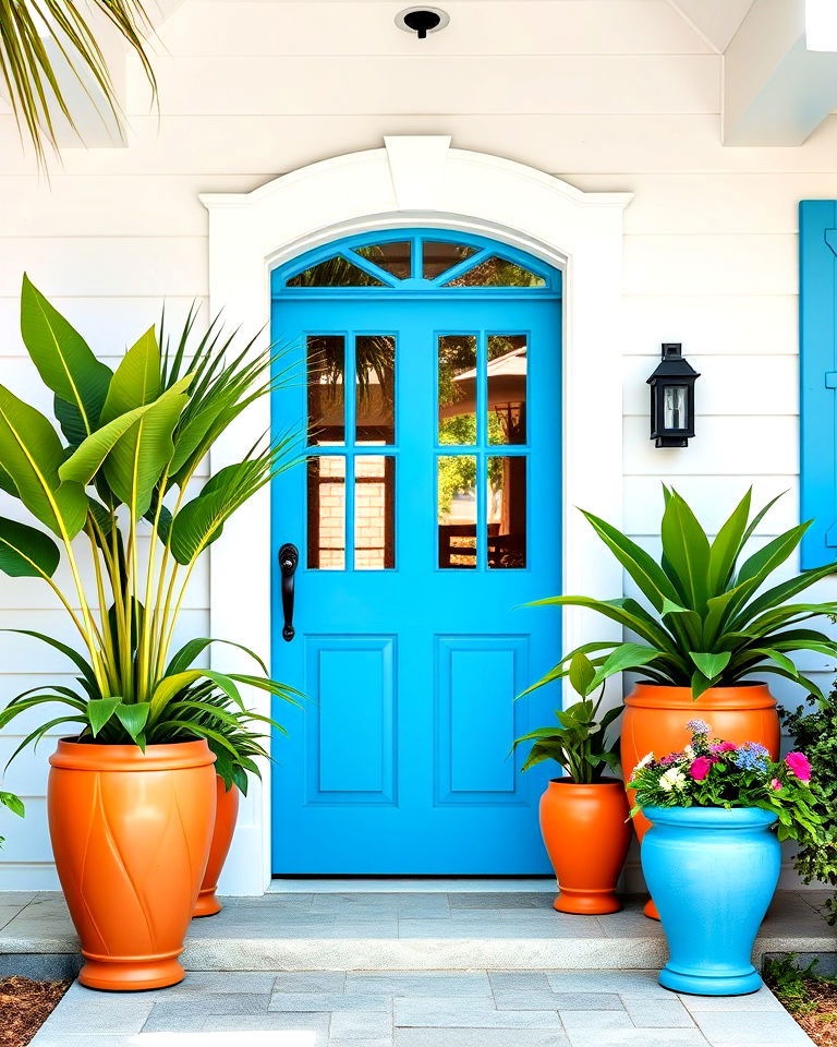 caribbean blue front door - 30 Blue Front Door Colors