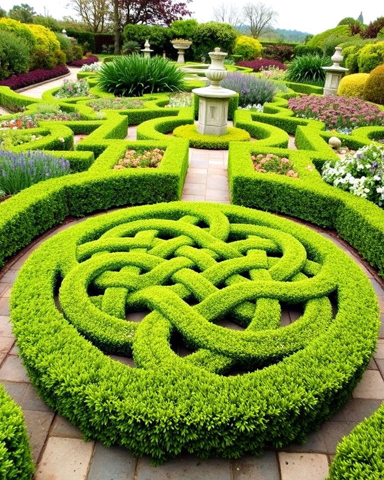 celtic knot garden design - 20 Irish Garden Ideas