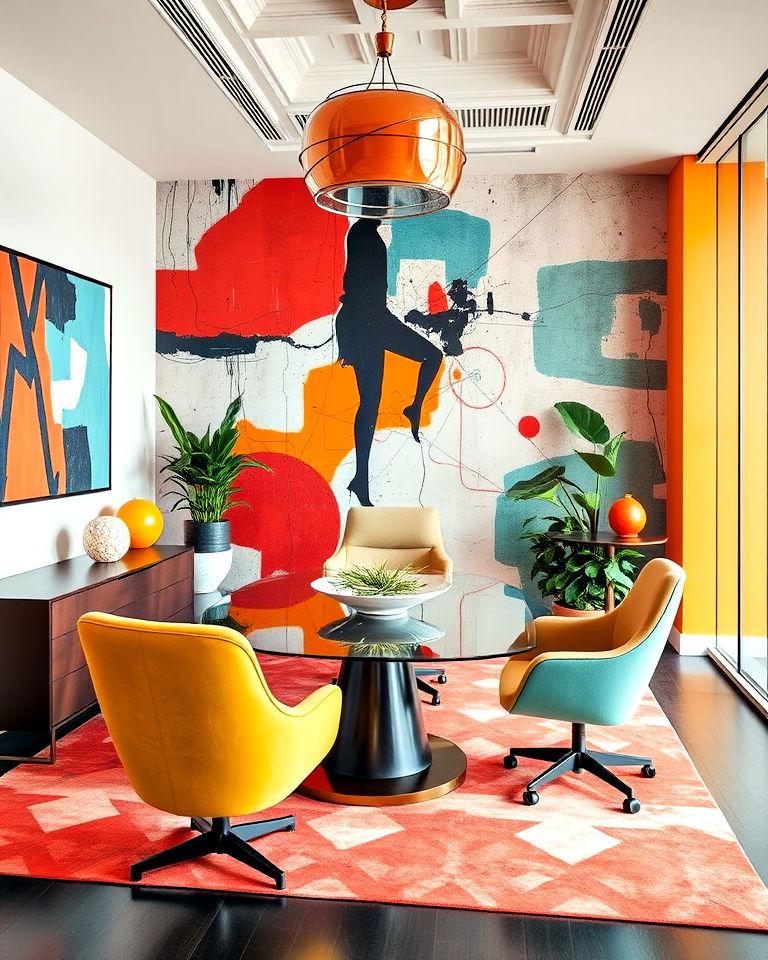 ceo office artistic flair with creative decor - 25 Ceo Office Design Ideas