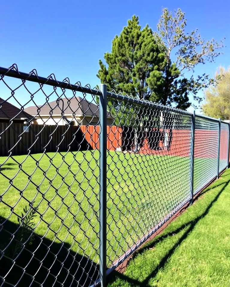 chain link fence for property security - 40 Types of Fences