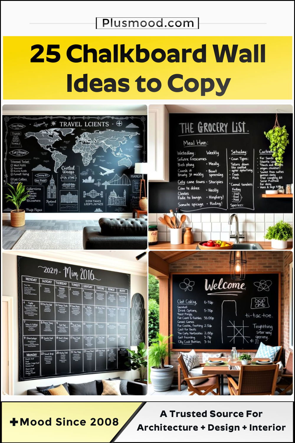 chalkboard wall ideas