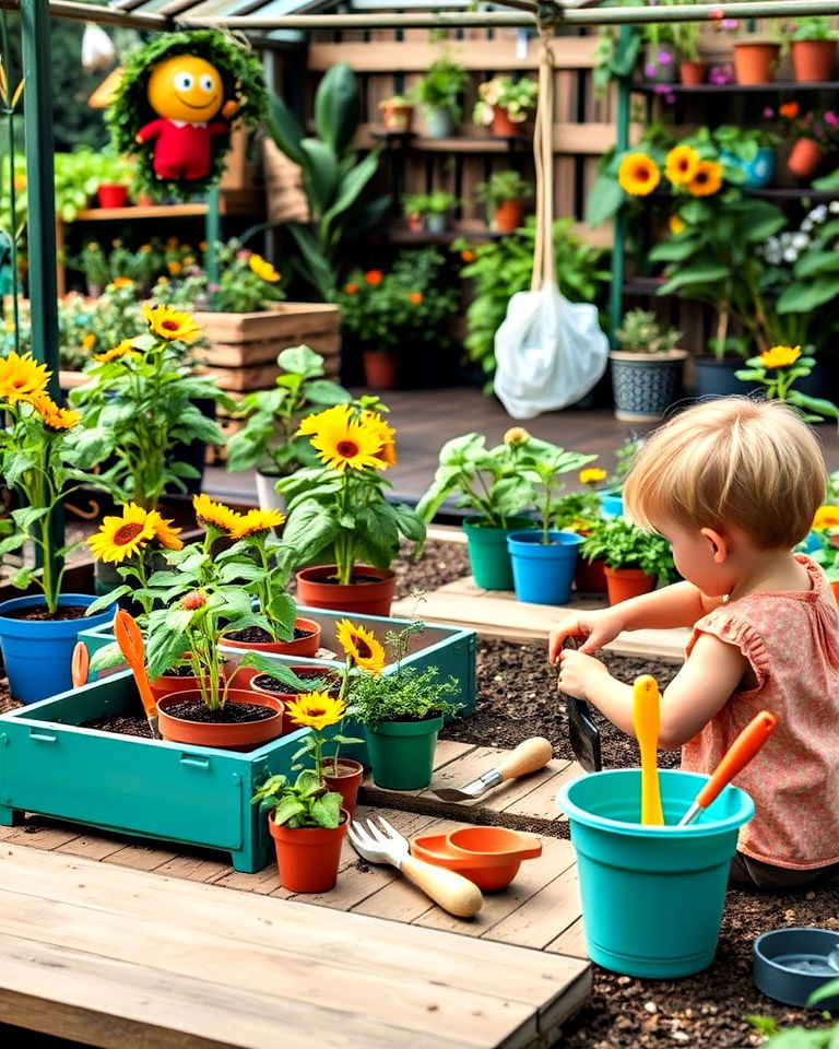 childrens gardening corner - 15 Nursery Garden Ideas
