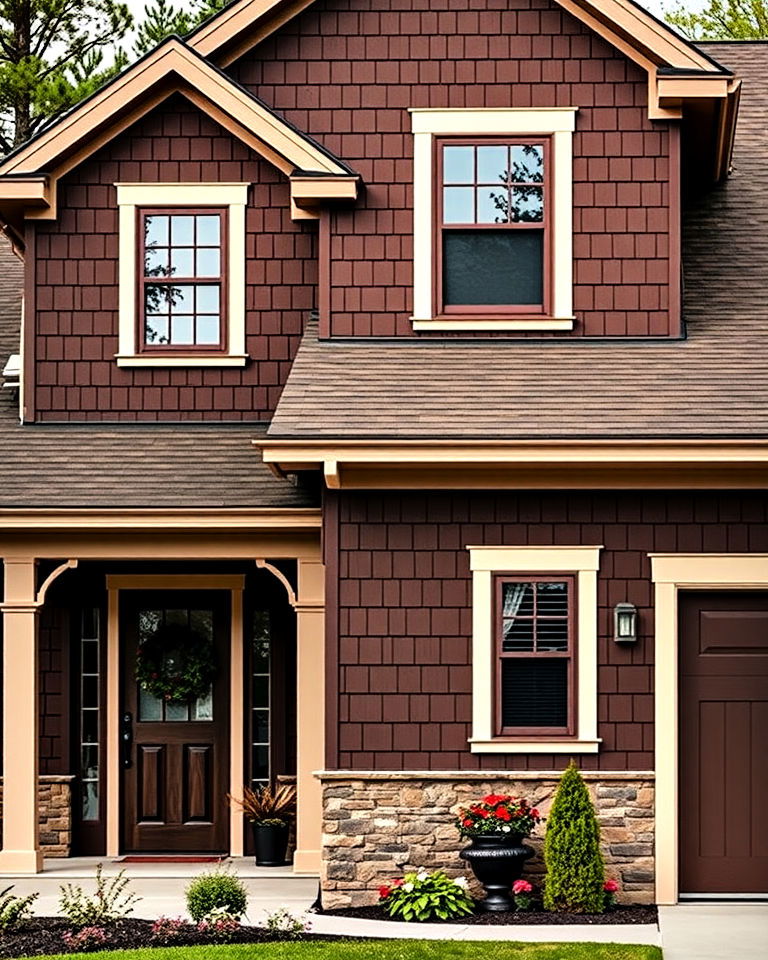 chocolate brown vinyl siding - 40 Vinyl Siding Colors