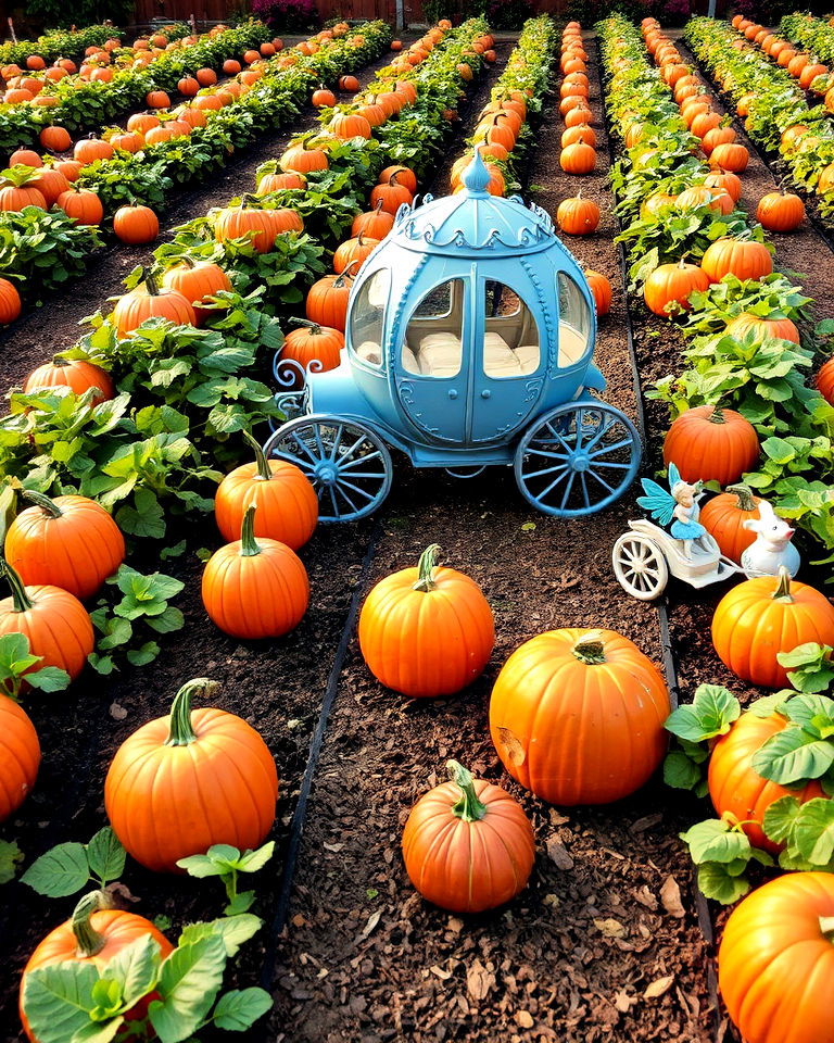cinderellas pumpkin patch - 15 Disney Garden Ideas