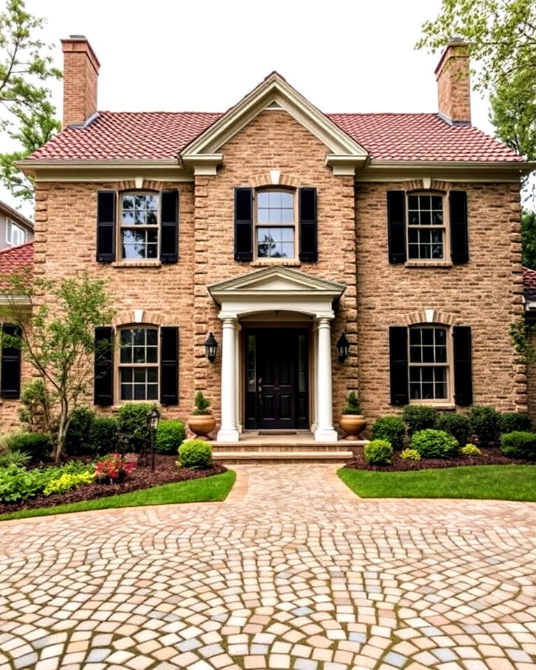 classic and durable cobblestone exterior - 25 Types of Exterior House Stone