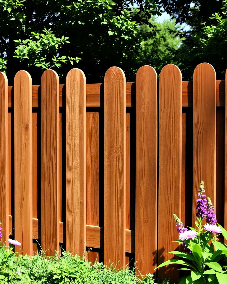 classic rustic brown stain fence - 25 Fence Stain Colors