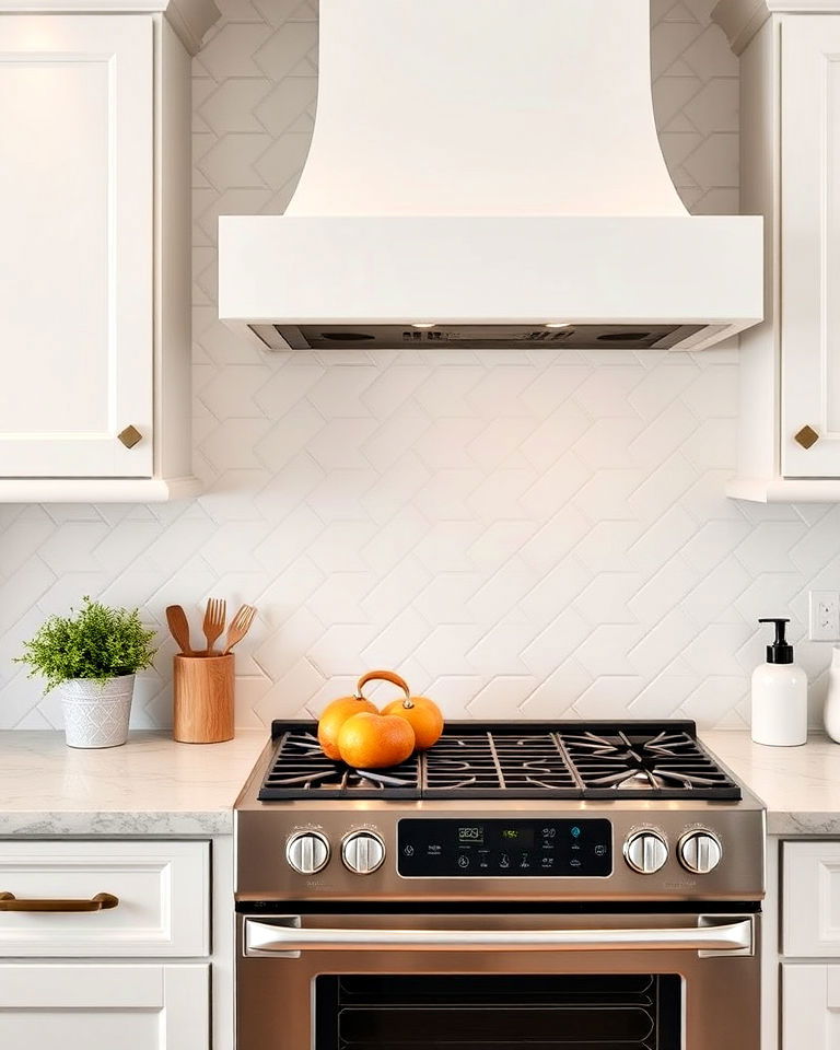 classic subway herringbone tiles backsplash - 25 Kitchens With Herringbone Tile Backsplashes