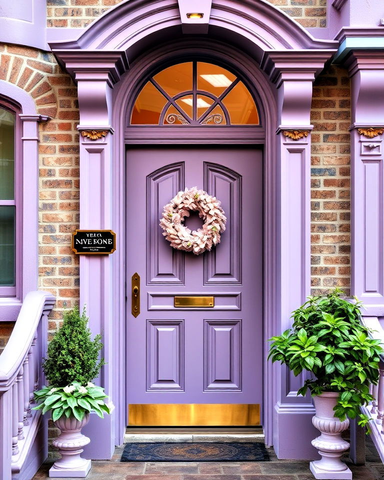classic victorian lavender front door - 15 Lavender Front Door Ideas