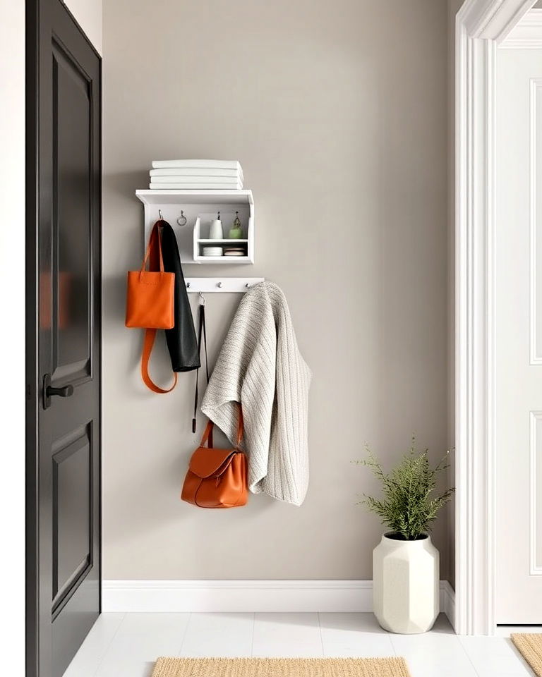 clutter free hidden key organizers - 15 Minimalist Entryway Ideas