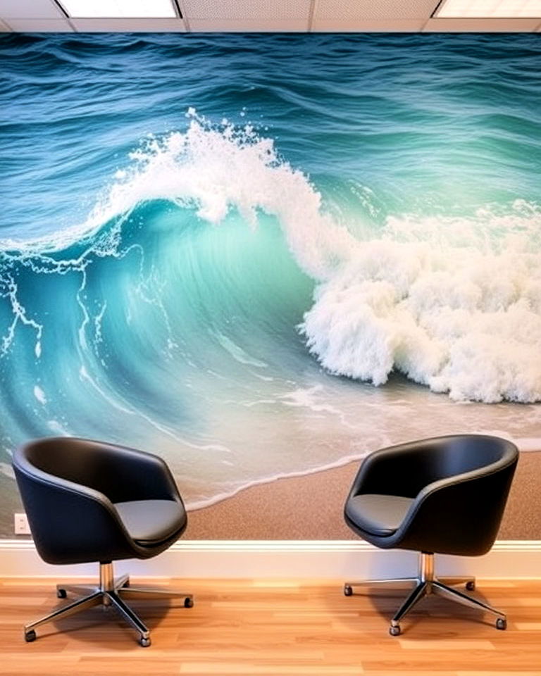 coastal and ocean murals for office wall - 30 Office Wall Murals