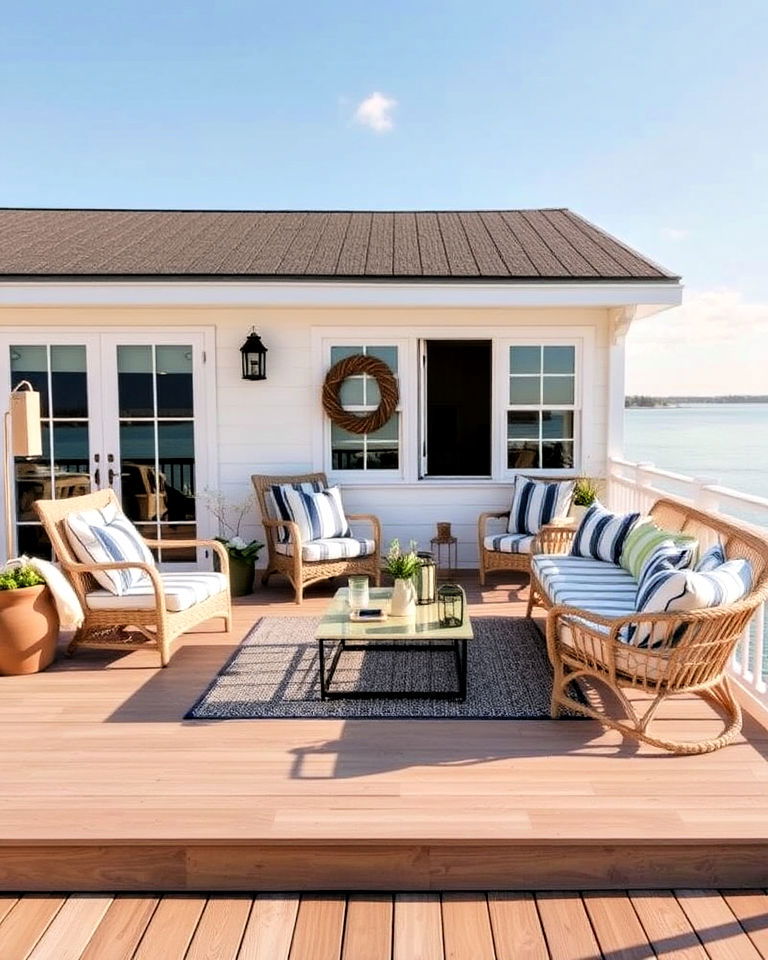 coastal platform deck idea - 25 Platform Deck Ideas
