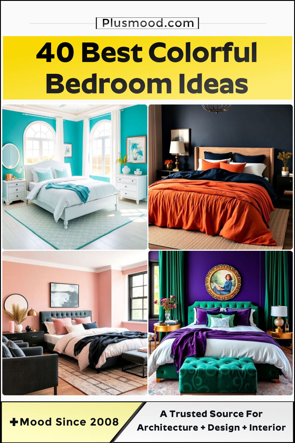 colorful bedroom ideas to copy