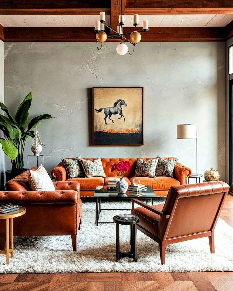combine different textures eclectic interior - 20 Eclectic Interior Design Ideas