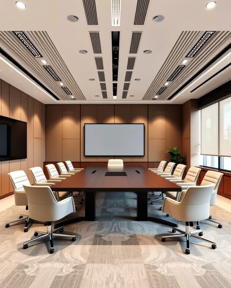 conference rooms with advanced technology - 15 Law Office Interior Design Ideas
