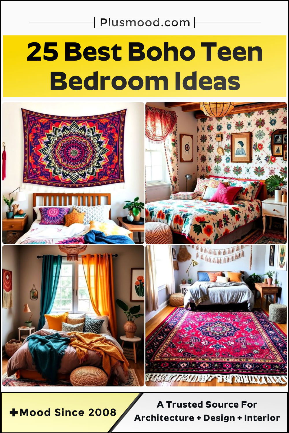 cool boho teen bedroom ideas