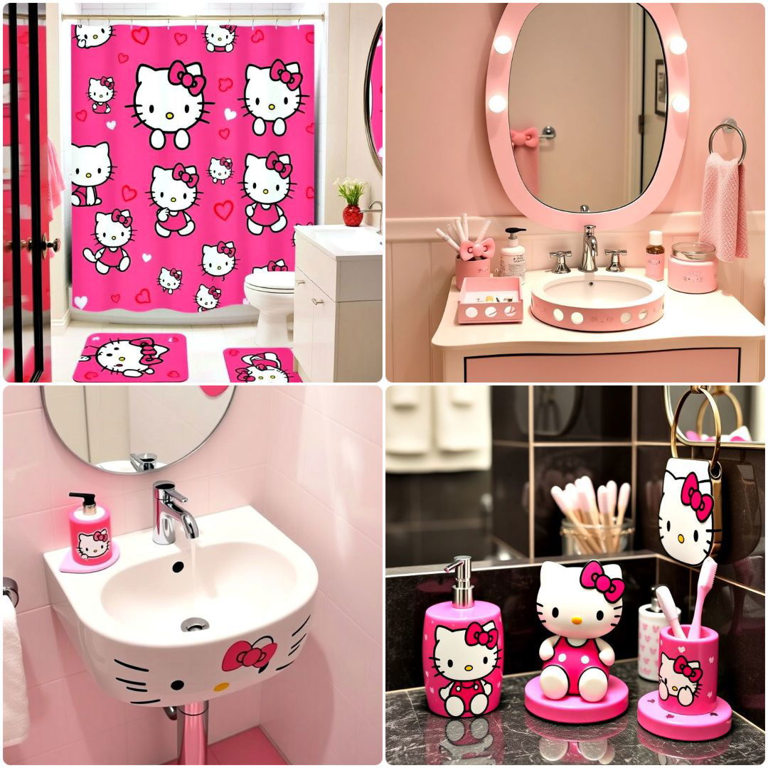 cool hello kitty bathroom ideas