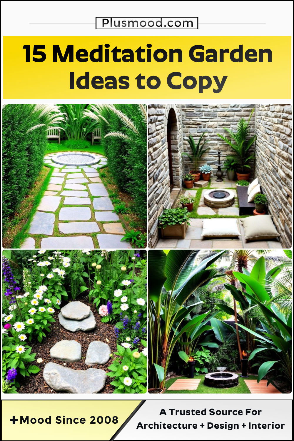 cool meditation garden ideas