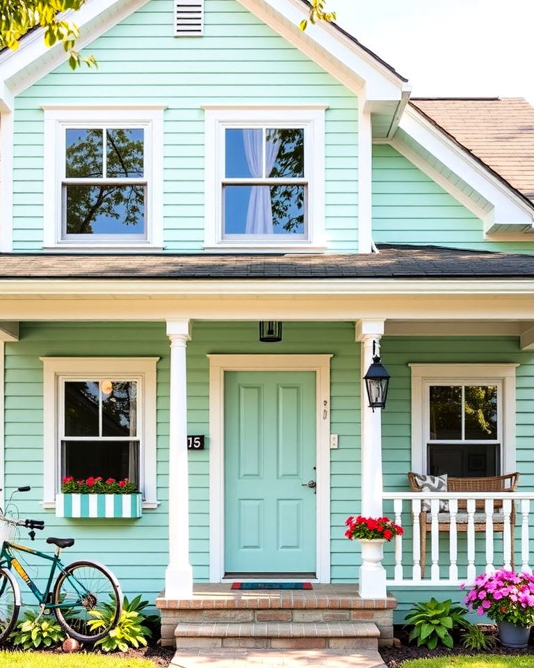 cool mint vinyl siding - 40 Vinyl Siding Colors