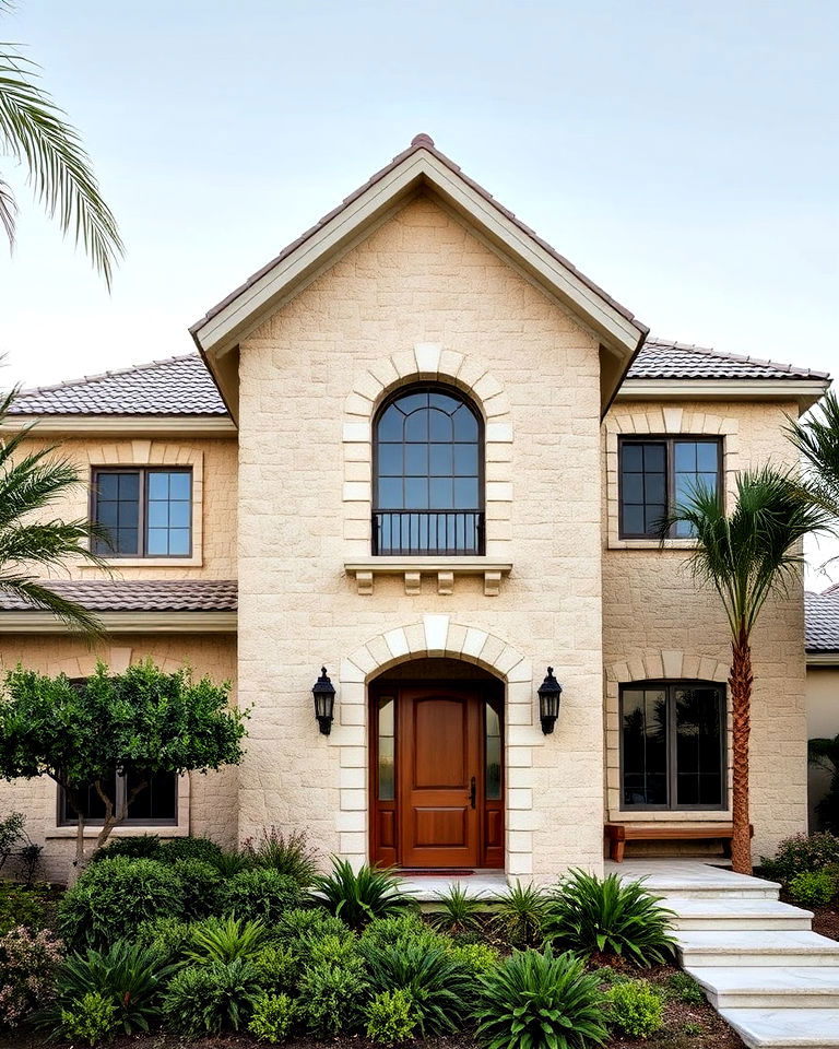 coral stone cladding for coastal home exteriors - 25 Types of Exterior House Stone