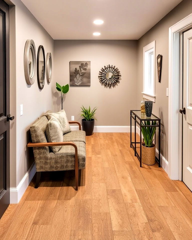 cork backed vinyl flooring for basement - 15 Basement Vinyl Flooring Ideas