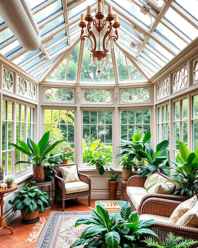 corner conservatory greenhouse - 15 Corner Greenhouse Ideas