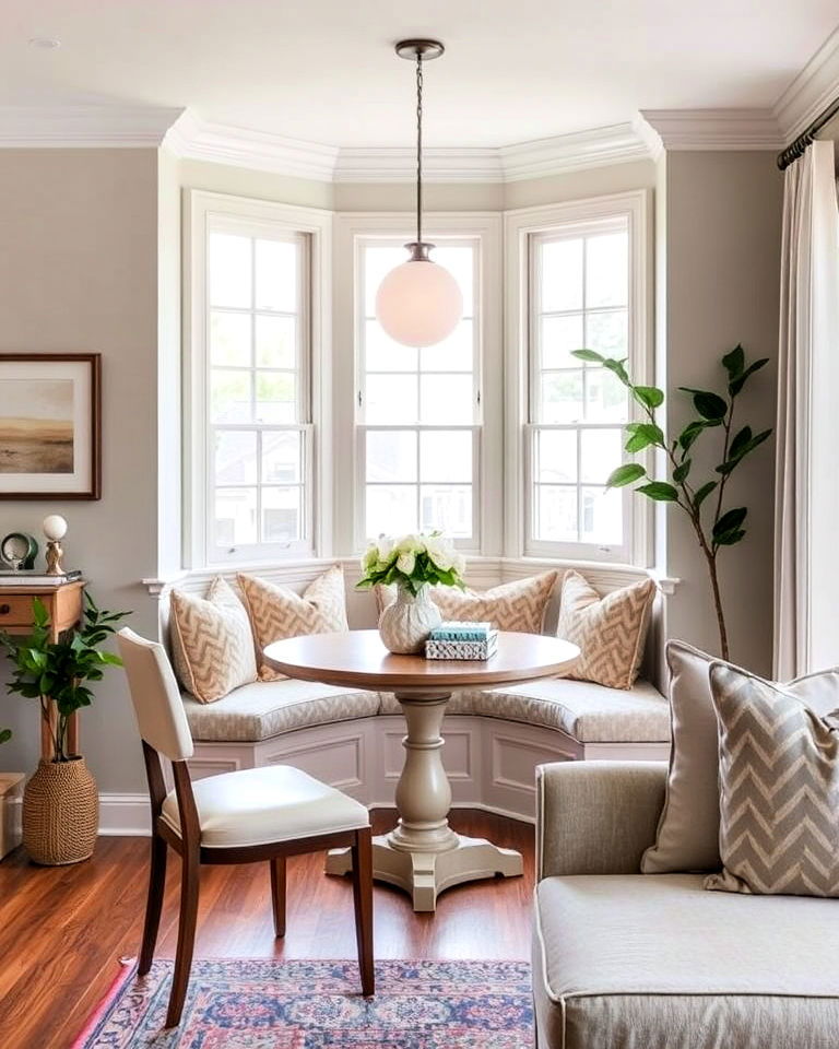 corner dining nook - 30 Living Room Dining Room Combos