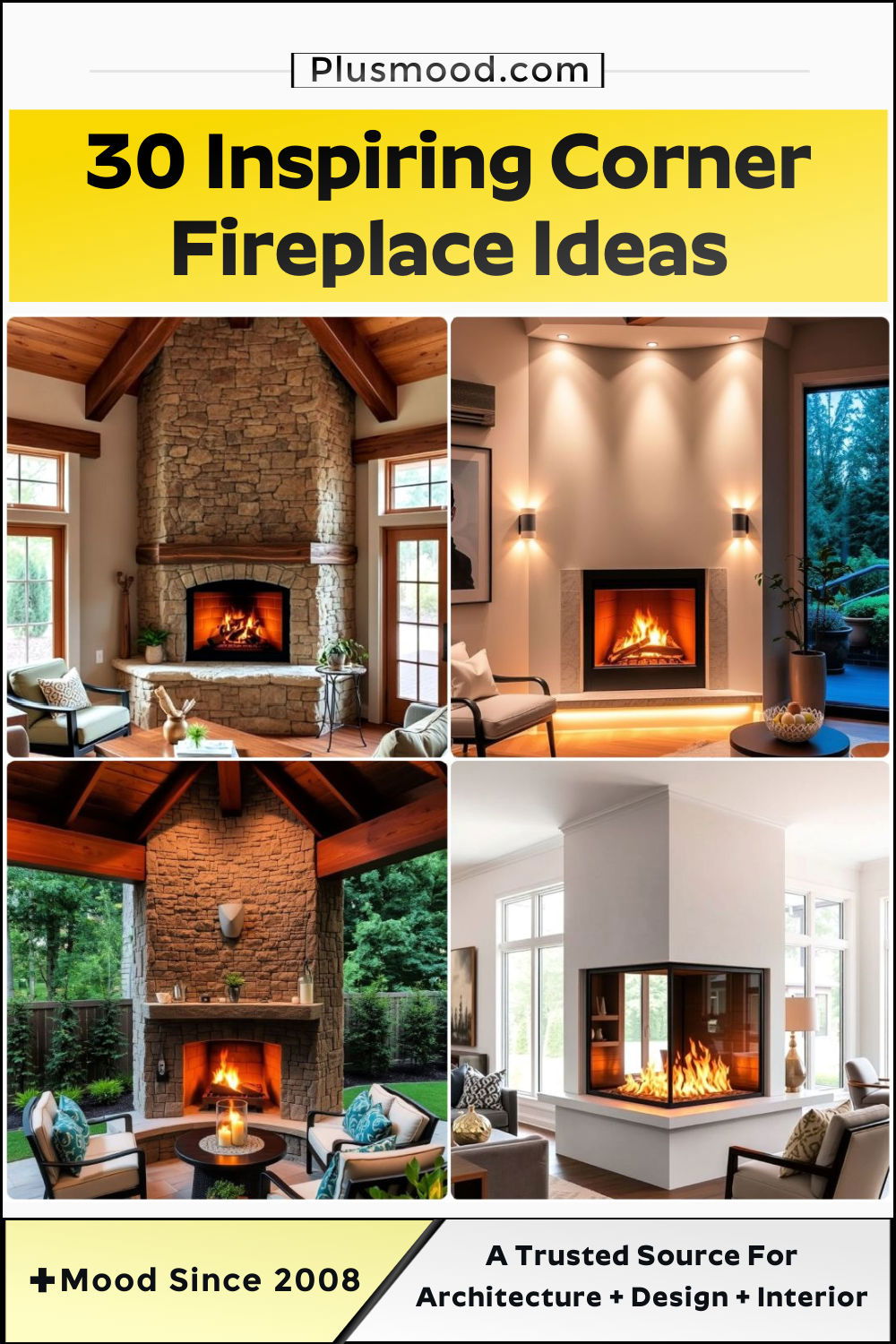 corner fireplace ideas to copy