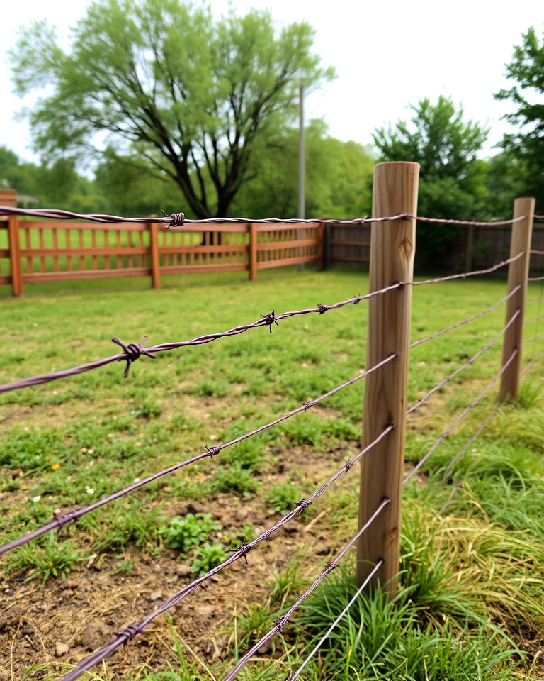 cost effective barbed wire fence - 40 Types of Fences