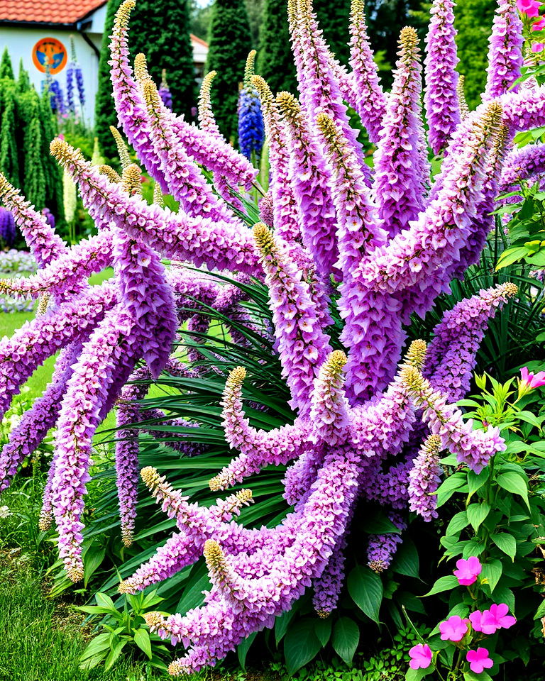cottage gardens whimsical blooms - 15 Butterfly Bush Landscaping Ideas
