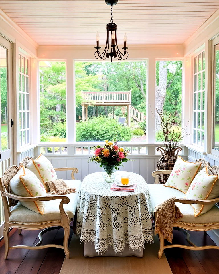 cottagecore inspired screened in porch - 20 Screened-in Front Porch Ideas