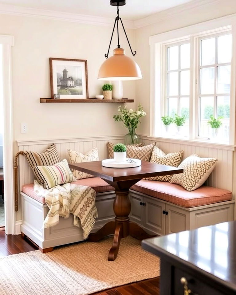 cozy corner breakfast nook - 15 Awkward Kitchen Corner Ideas