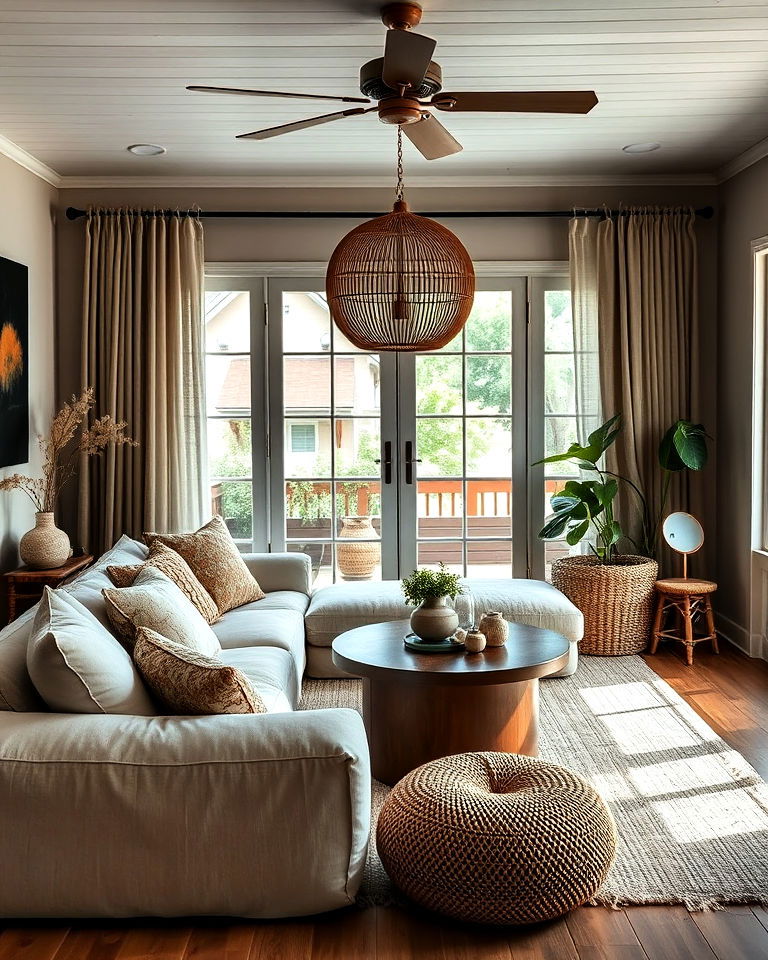 cozy fabrics bungalow interior design - 25 Bungalow Interior Design Ideas