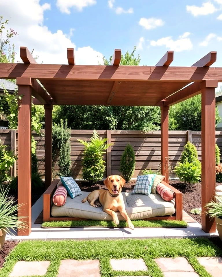 cozy shaded resting spots - 20 Dog Friendly Landscaping Ideas