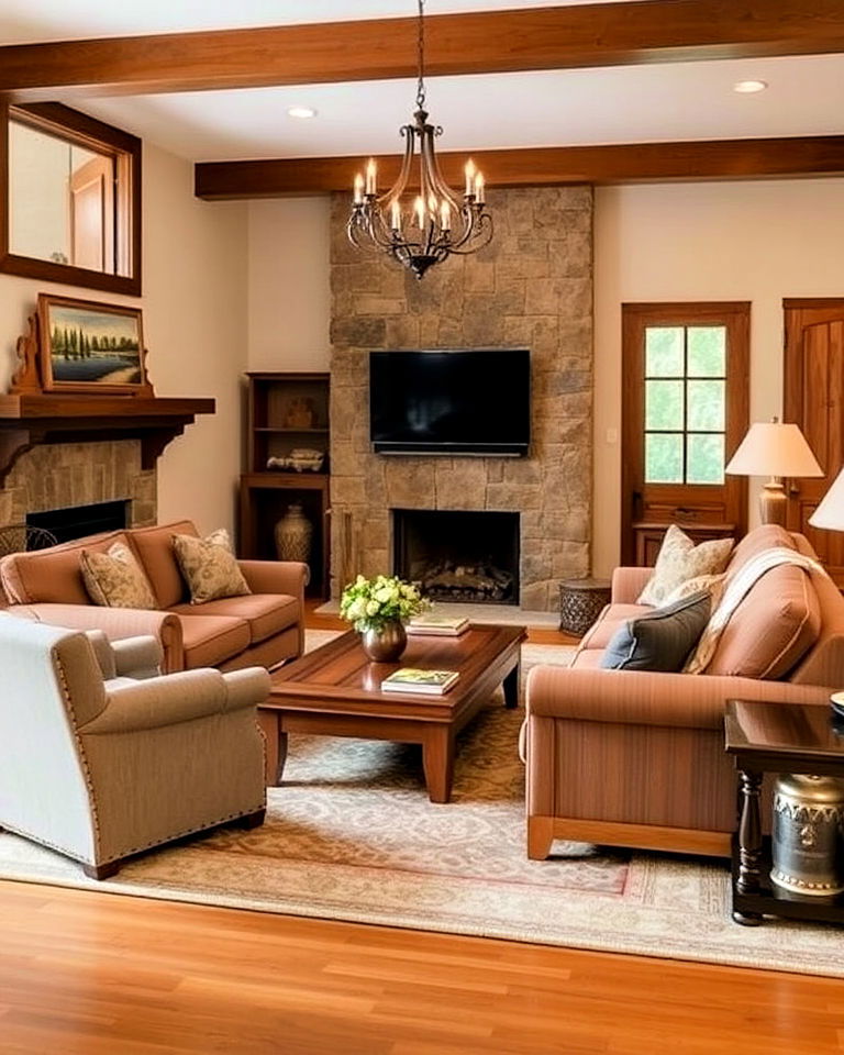 craftsman style living room - 25 Craftsman Living Room Ideas