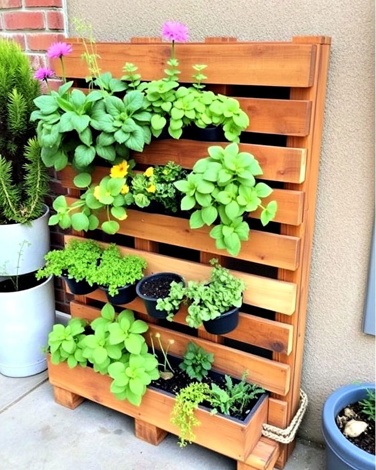create a pallet garden - 20 Urban Garden Ideas
