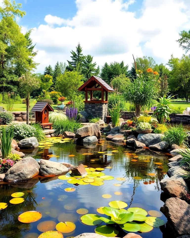 create a wildlife habitat transform your pond - 15 Large Pond Landscaping Ideas