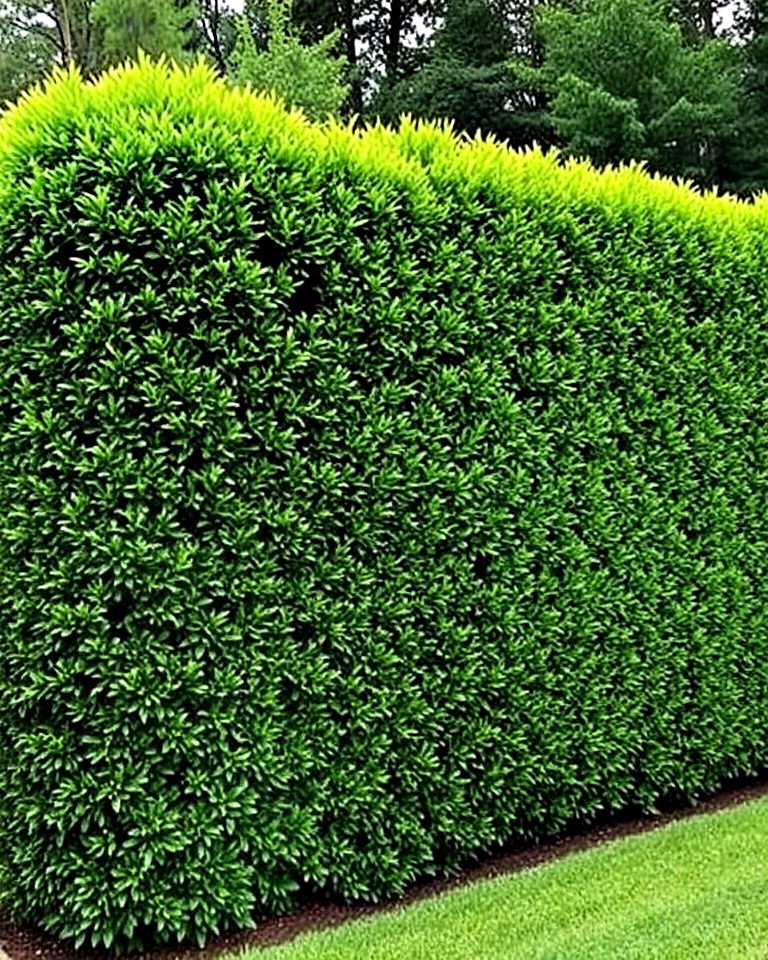 create privacy with tall boxwood hedges - 25 Boxwood Landscaping Ideas
