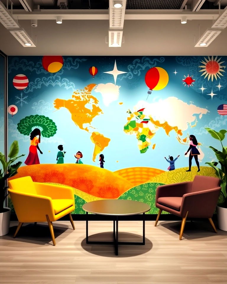 cultural and heritage wall murals - 30 Office Wall Murals