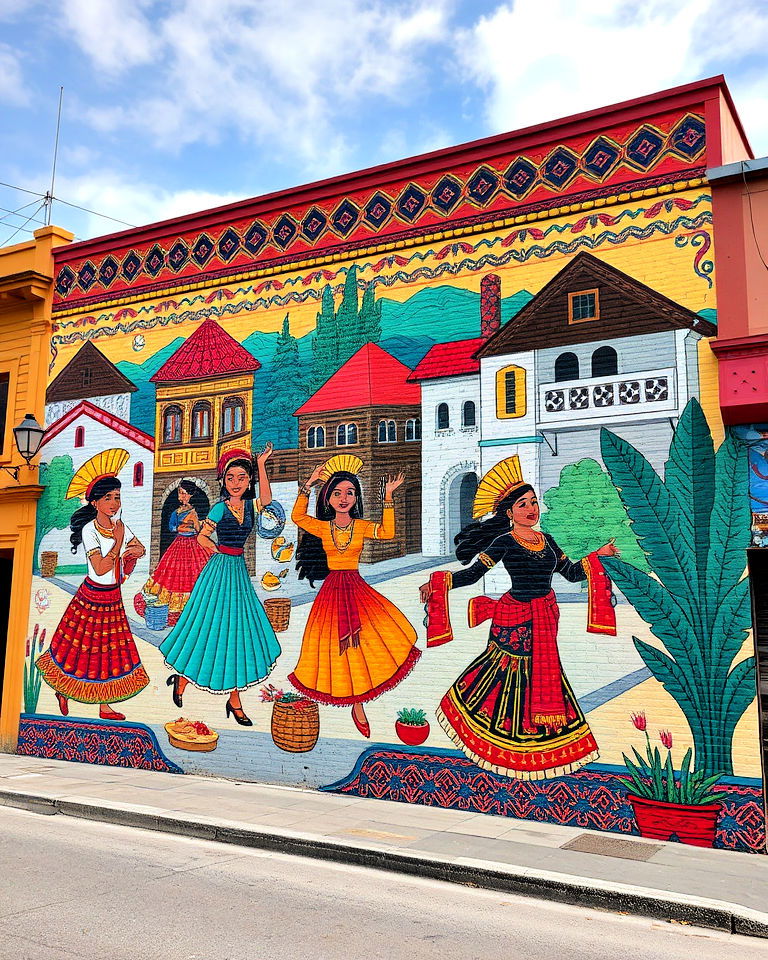 cultural roots and traditions mural - 15 Small Town Murals