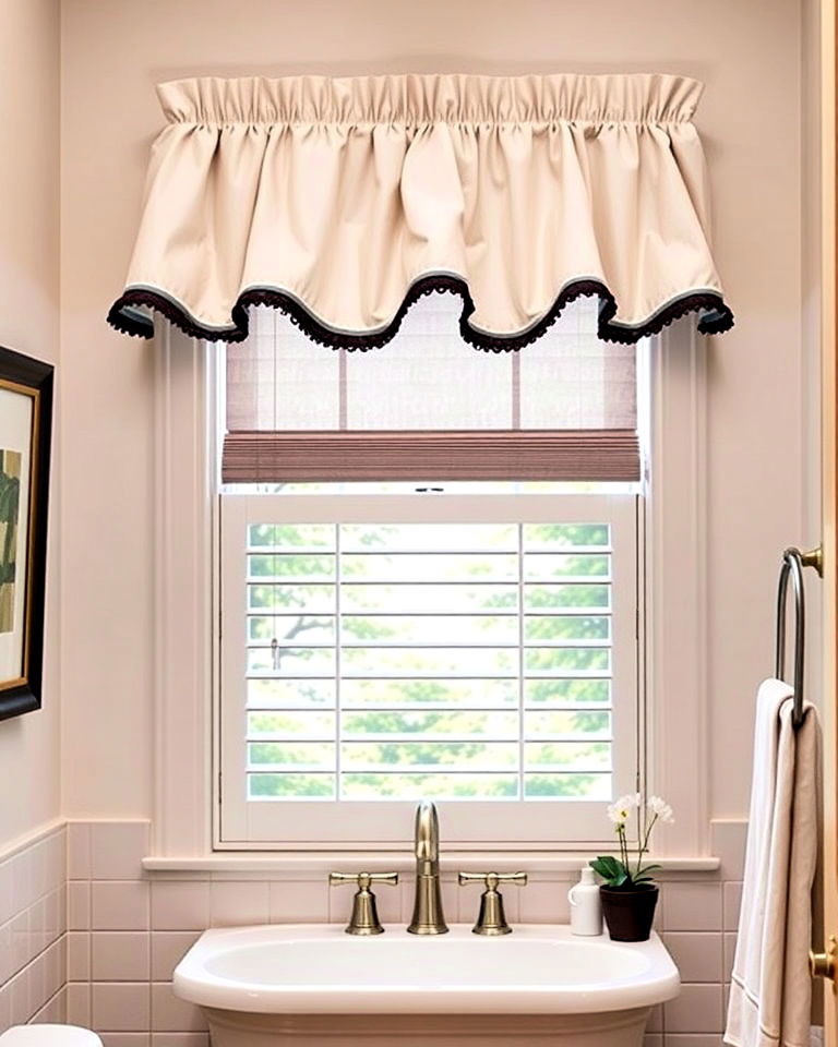 curtain valances for a decorative accent