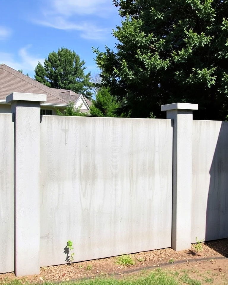 customizable concrete fence - 40 Types of Fences