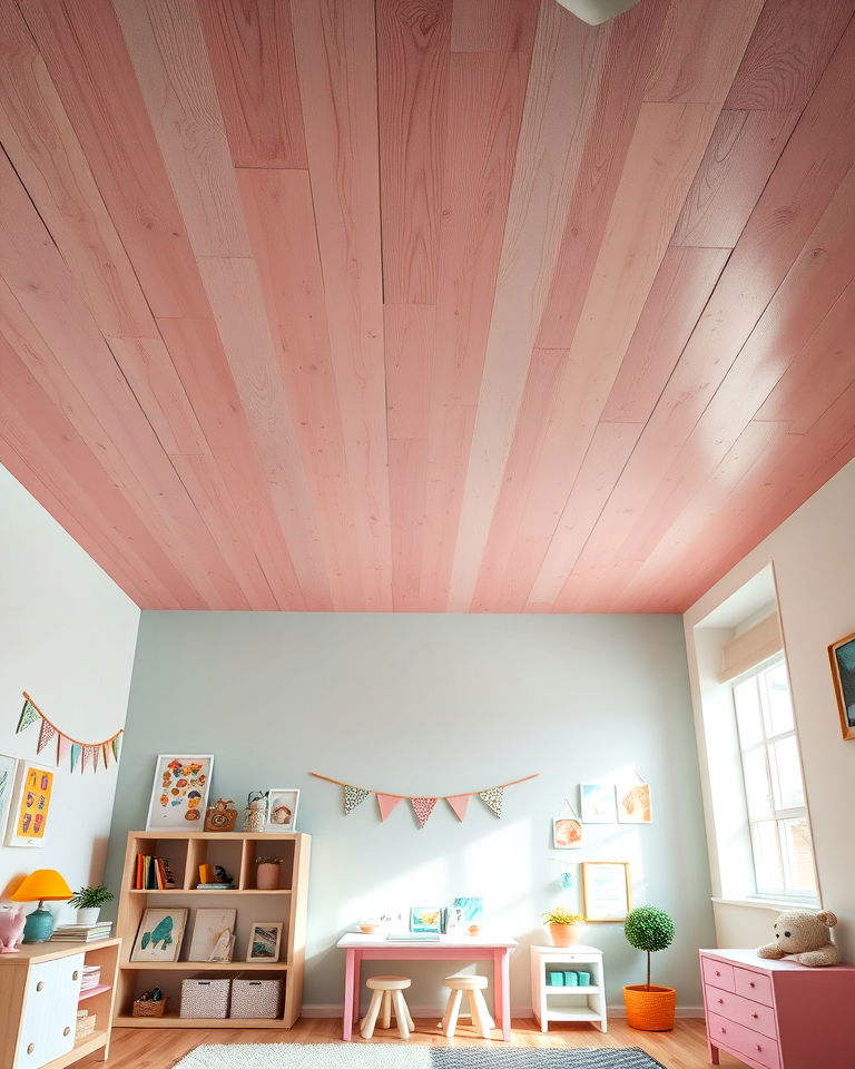 customization painted plywood ceiling - 20 Plywood Ceiling Ideas