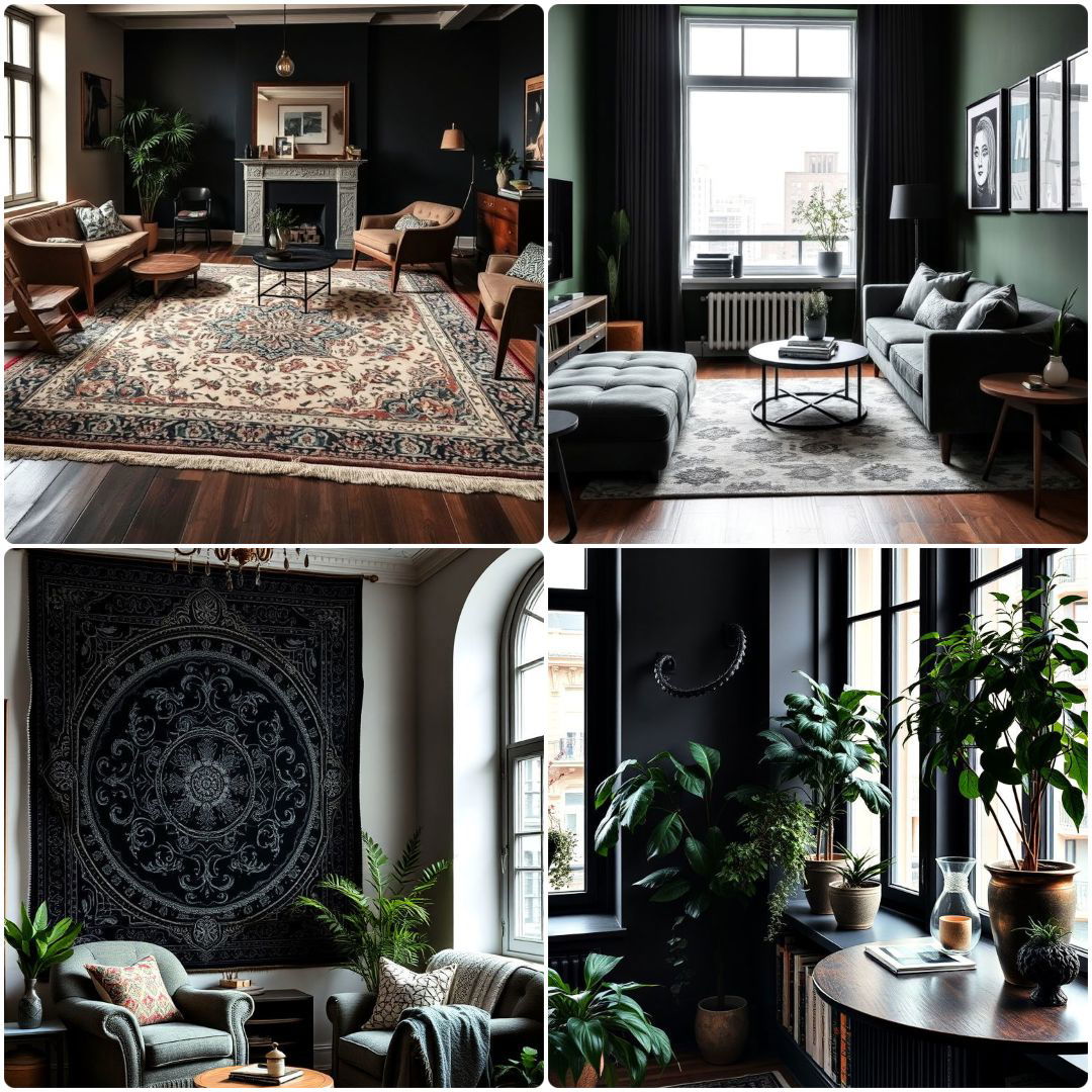 dark academia apartment ideas