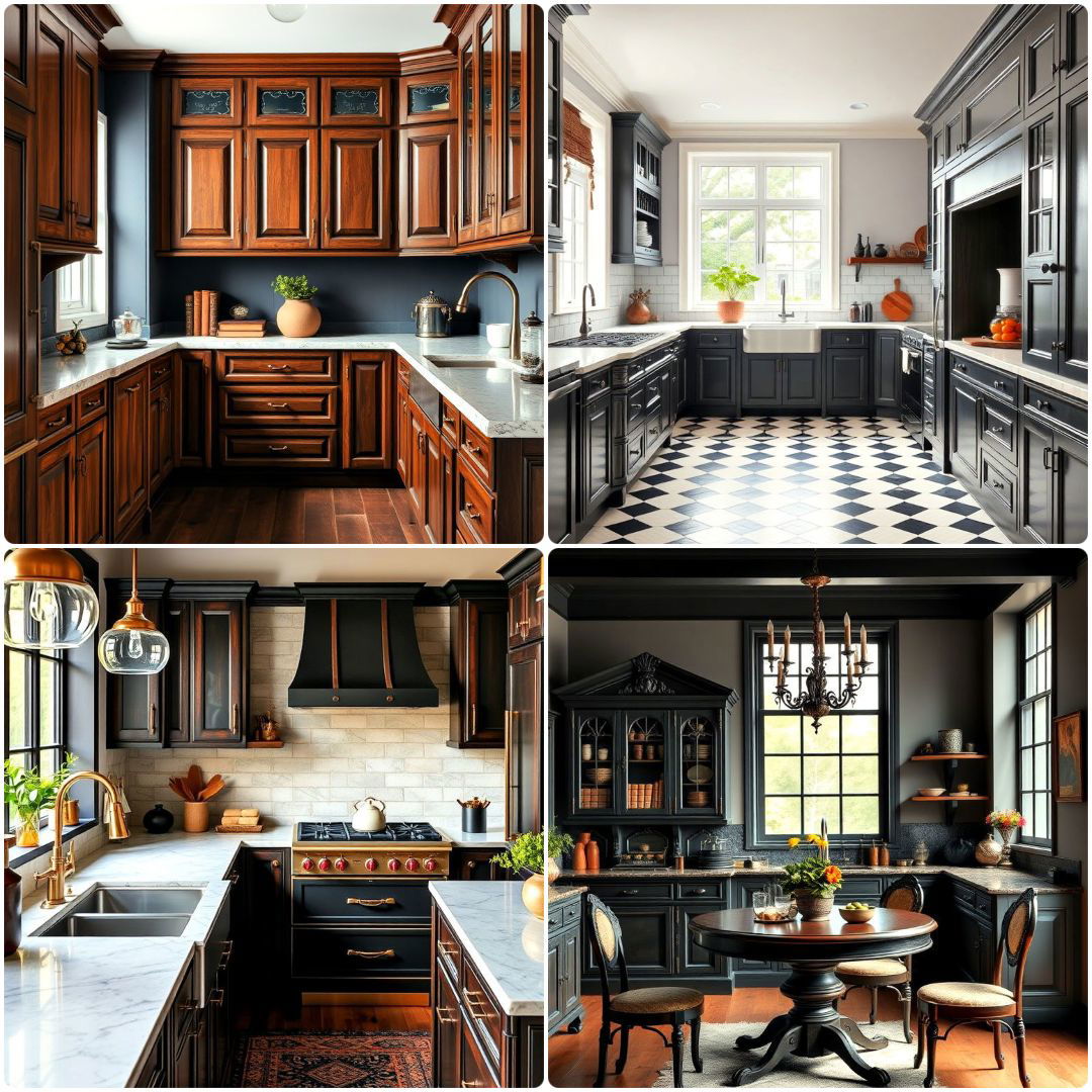 25 Dark Academia Kitchen Ideas Sophisticated Home Design