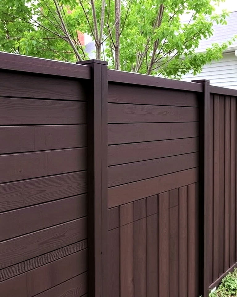 dark walnut stain fence - 25 Fence Stain Colors