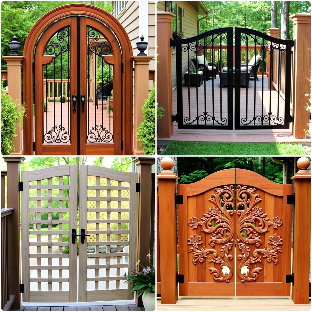 deck gate ideas