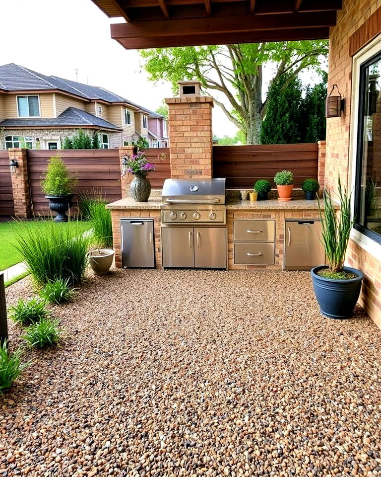 decomposed granite around outdoor kitchens - 25 Decomposed Granite Landscaping Ideas