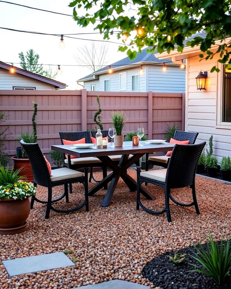 decomposed granite outdoor dining area - 25 Decomposed Granite Landscaping Ideas